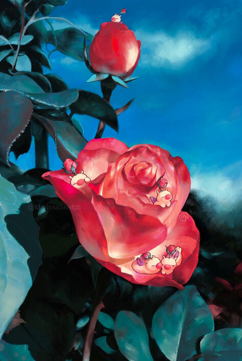 Morning in the Garden